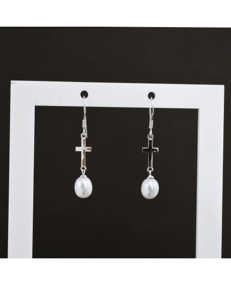 Peal Earrings (with stone)