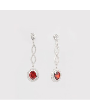 Peal Earrings (with stone)